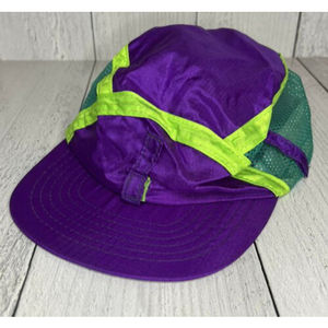 Columbia Sportswear Vintage 90s Neon Mesh Adjustable Hat